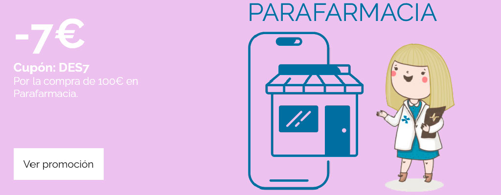 -7€ Parafarmacia. Cupón: DES7