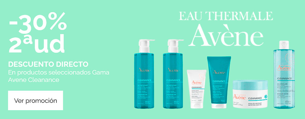 -30% 2ª ud. Avene Cleanance