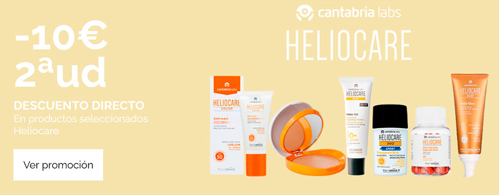-10€ 2ª ud. Marca Heliocare