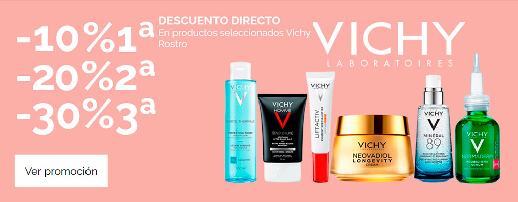 -10% 1ª ud. Vichy Rostro