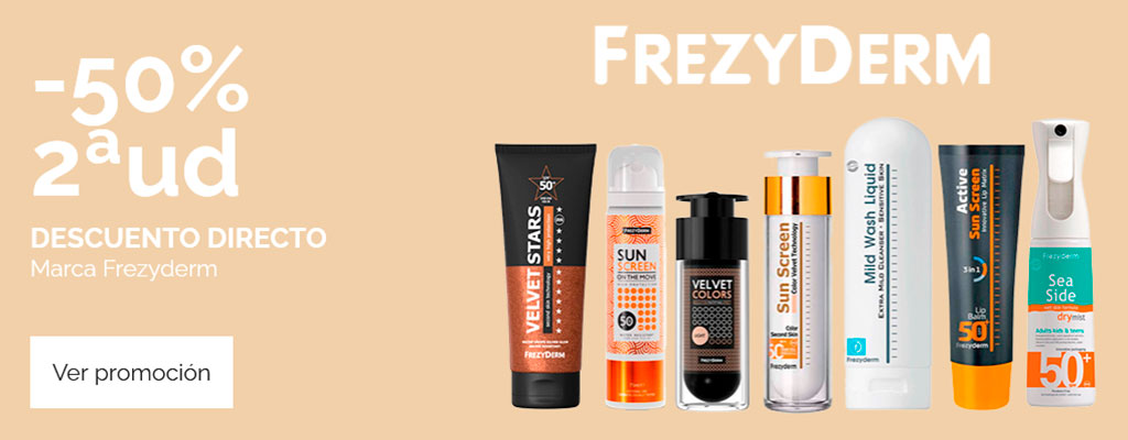 -50% 2ª ud. Marca Frezyderm