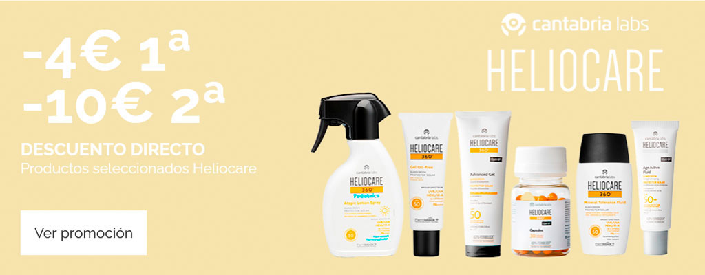 -4€ 1ª ud. Heliocare Solar