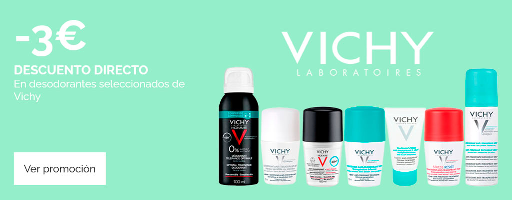 -3€ Vichy Desodorantes