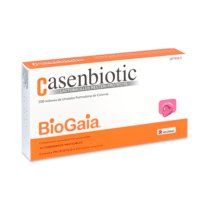 Casenbiotic Fresa 30 Comprimidos