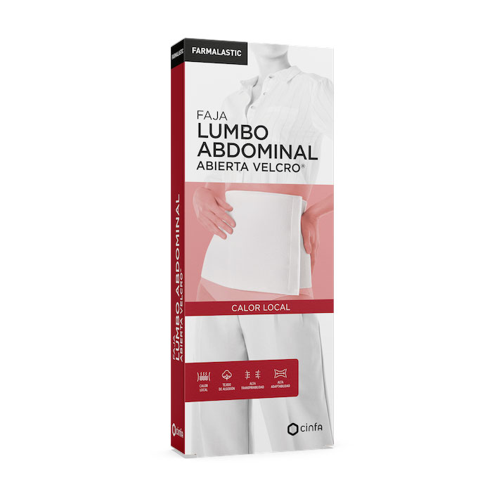 Farmalastic Faja Lumboabdominal Abierta Velcro Beige T-g