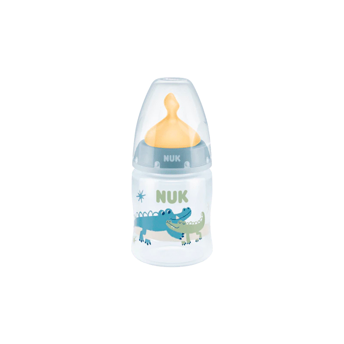 Nuk Biberón Fc+ Pp Látex con Control de Temperatura 0-6m Azul 150ml