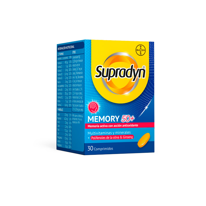 Supradyn Memoria 50+ 30 Comprimidos