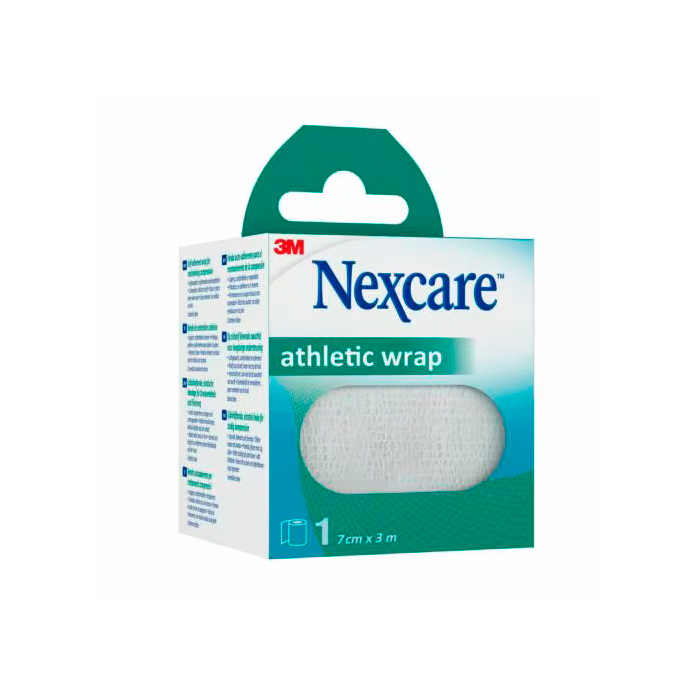 3m Nexcare Athletic Wrap Blanca 7cm X 3m