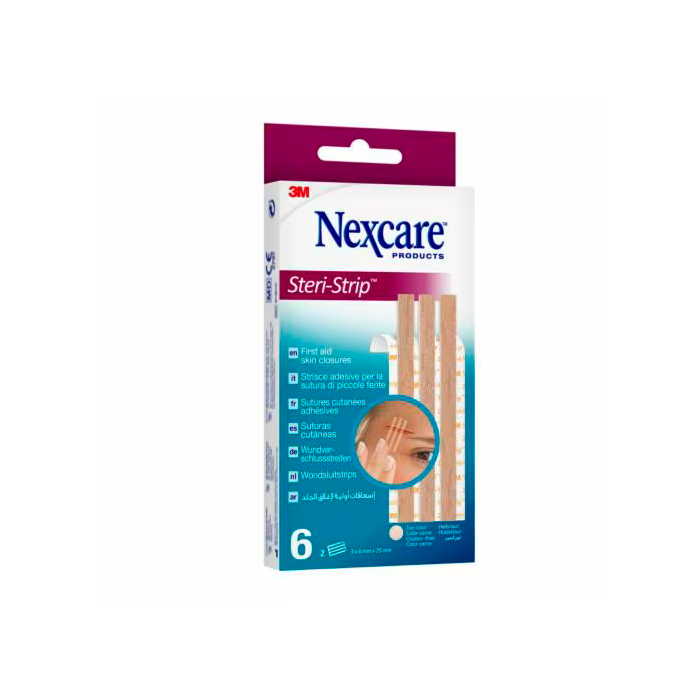 3m Nexcare Steri-strip Color Piel 6 Unidades