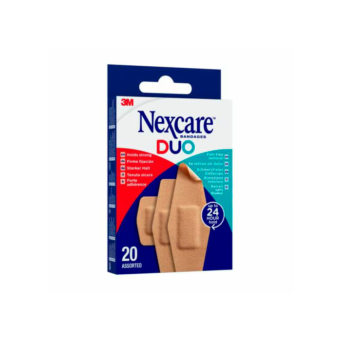 3m Nexcare Tiras Duo Surtido 20 Unidades