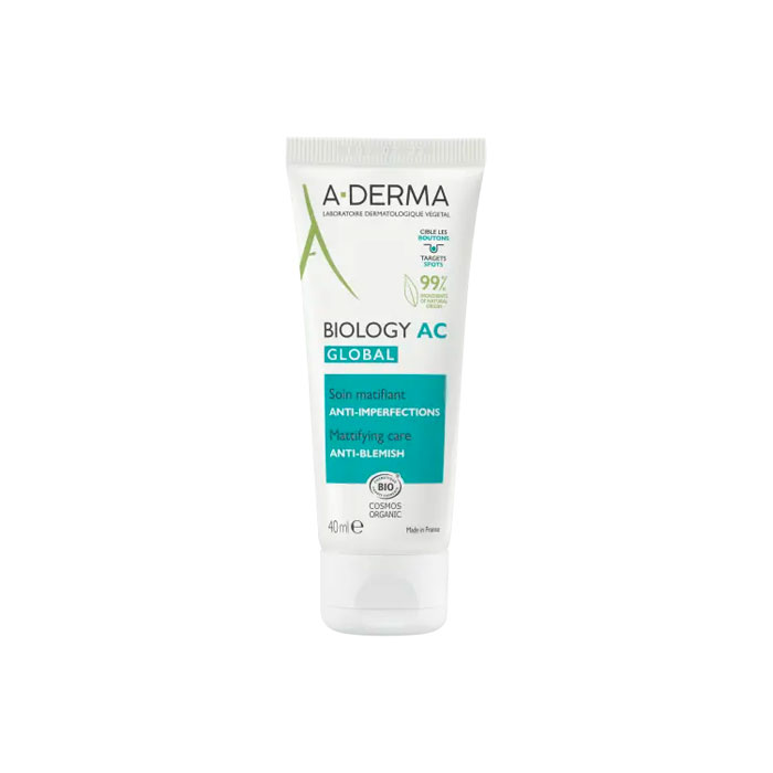 A-derma Biology Ac Global Cuidado Matificante Anti-imperfecciones 40ml