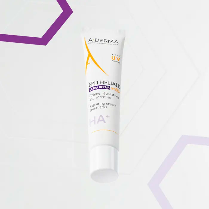 A-derma Epitheliale Ultra Repair Spf50+ Crema Reparadora Anti-marcas Ha+ 40ml