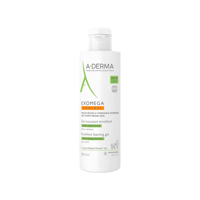 A-derma Exomega Control Gel Limpiador Emoliente 500ml