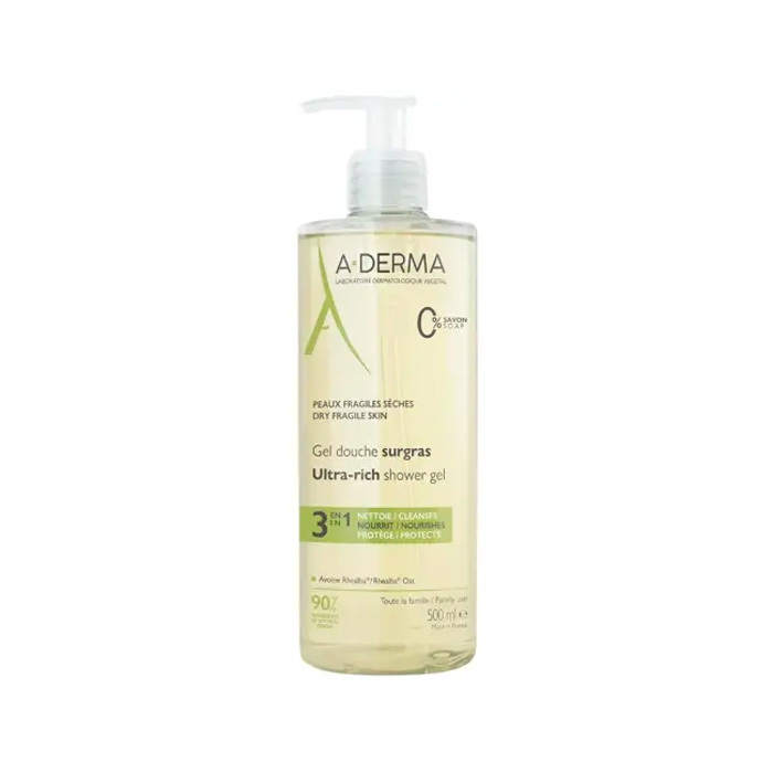 A-derma Gel de Ducha Sobregraso 500ml