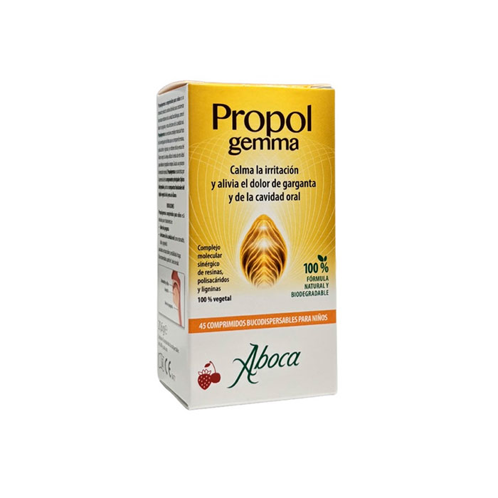 Aboca Propolgemma Niños Cereza y Fresa 45 Comprimidos Bucodispersables