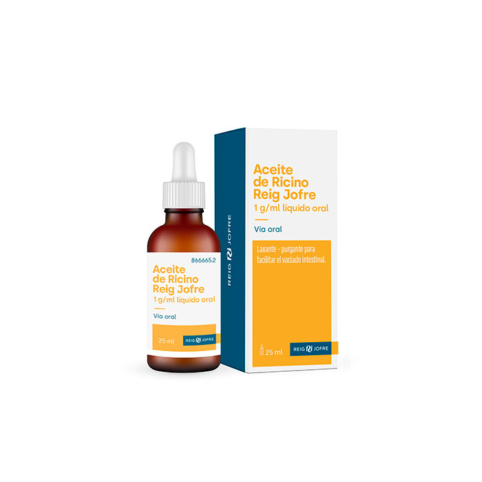 Aceite de Ricino Reig Jofre 1g/ml Frasco 25ml