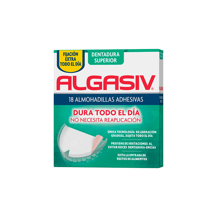 Algasiv Dentadura Superior 18 Almohadillas