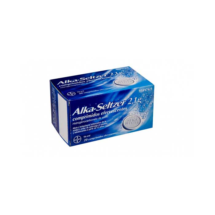 Alka Seltzer 20 Comprimidos Efervescentes