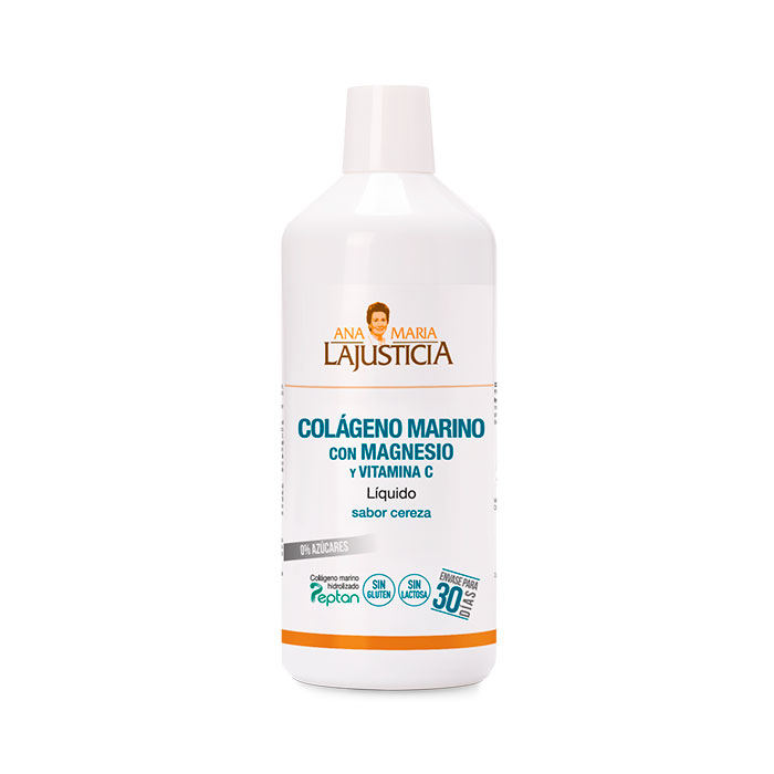 Ana Maria Lajusticia Colágeno Marino con Magnesio y Vitamina C Sabor Cereza 1000ml