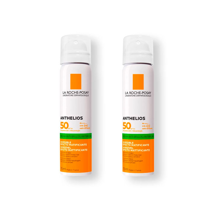 Anthelios Bruma Anti-brillos Spf50 Duplo 75ml + 75ml