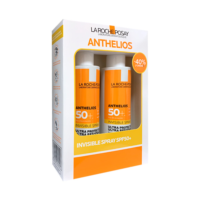 Anthelios Spray Invisible Spf50+ Duplo 200ml + 200ml