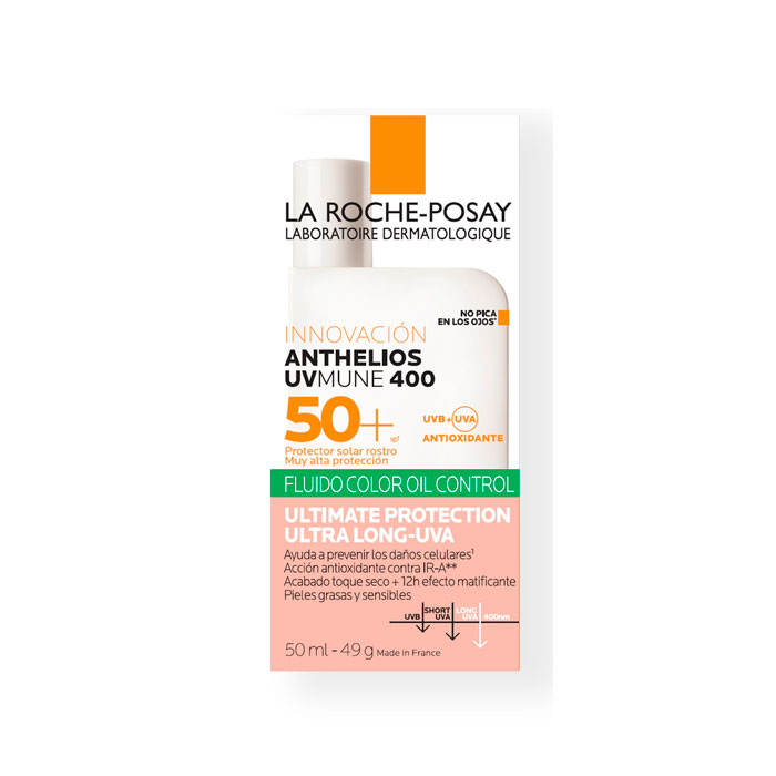Anthelios Uv Mune 400 Fluido Color Oil Control Spf50+ 50ml