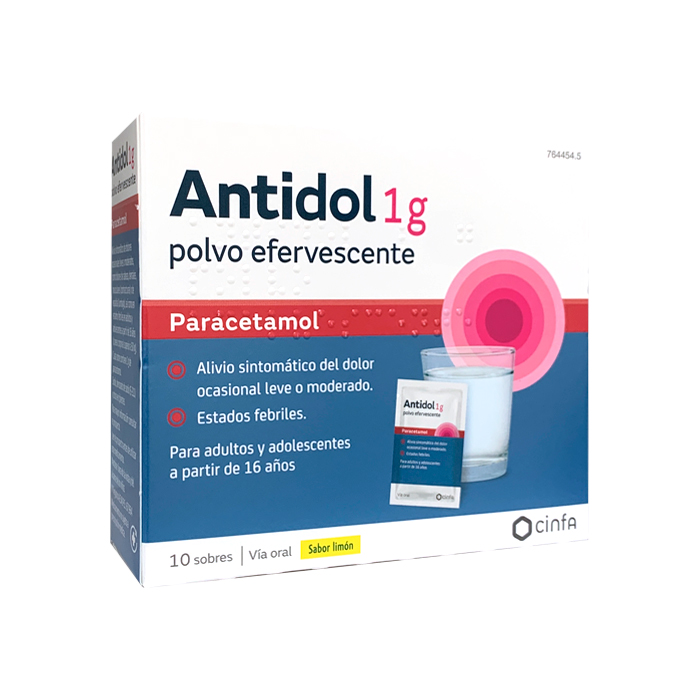 Antidol 1 g Polvo Efervescente 10 Sobres