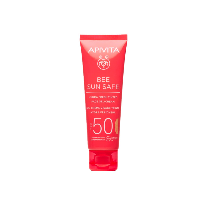 Apivita Bee Sun Safe Hydra Fresh Gel-crema Spf50 con Color 50ml