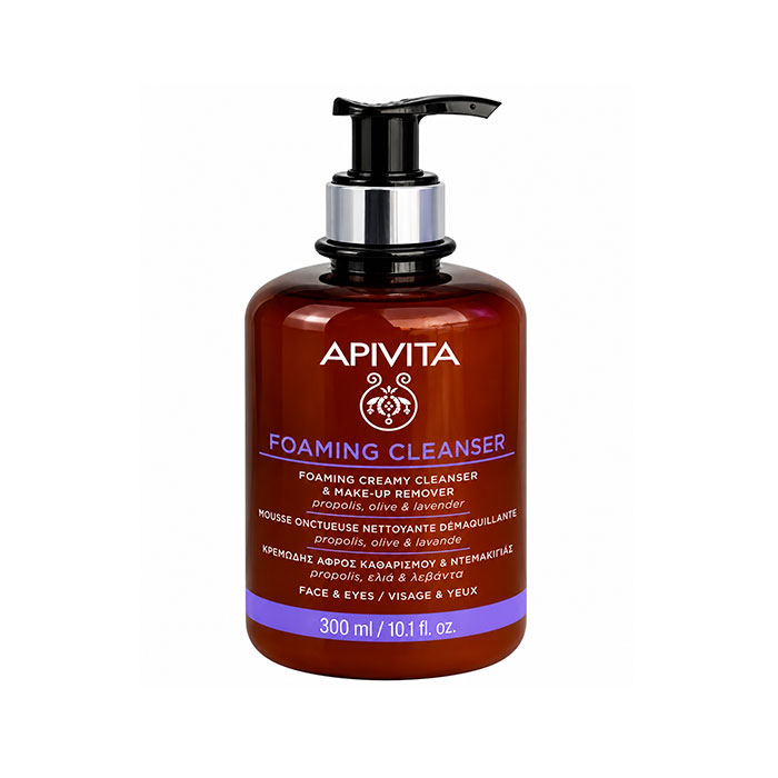 Apivita Crema Espuma Limpiadora & Desmaquillante Rostro y Ojos 300ml