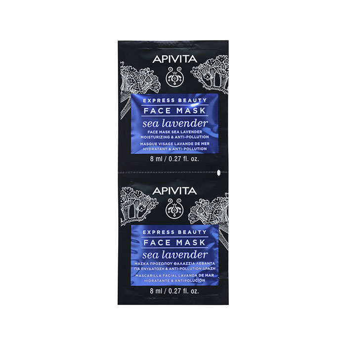 Apivita Express Beauty Mascarilla Facial Lavanda de Mar 2x8ml