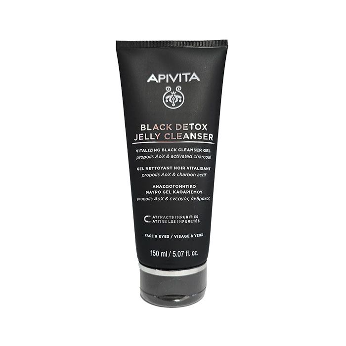 Apivita Gel Limpiador Negro Revitalizante Rostro y Ojos 150ml