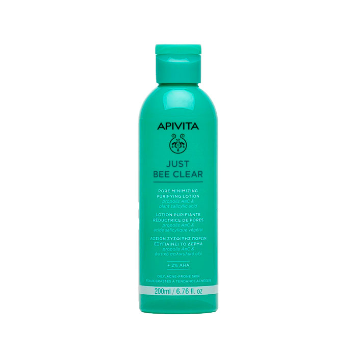 Apivita Just Bee Clear Loción Purificante Minimizadora de Poros 200ml
