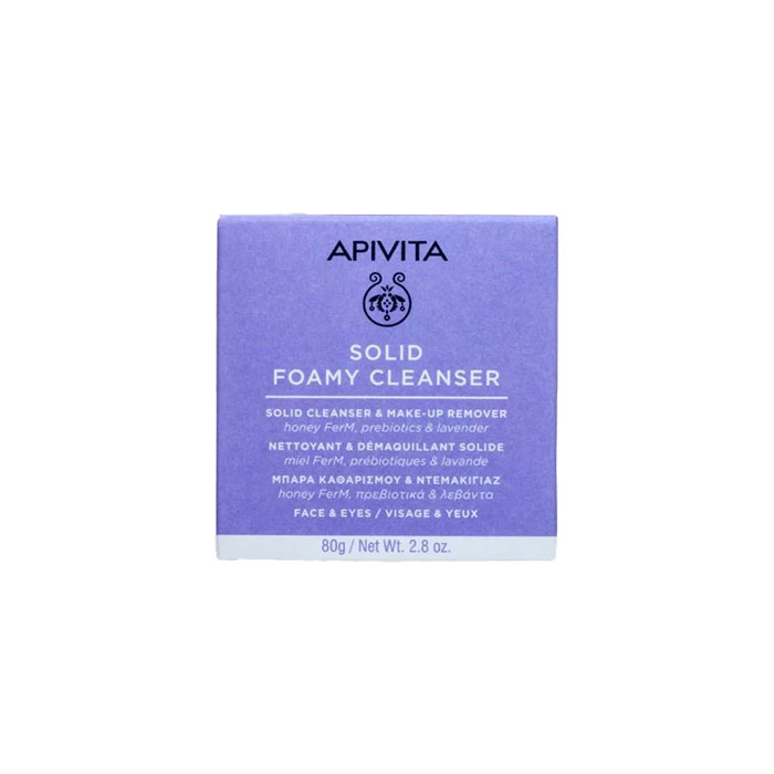 Apivita Limpiador & Desmaquillante Solido Rostro y Ojos 80g