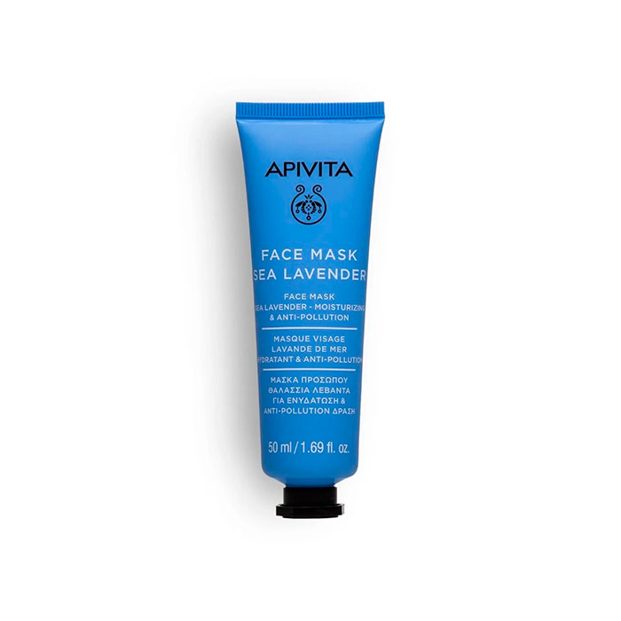 Apivita Mascarilla Facial Hidratante Antipolución Lavanda de Mar 50ml
