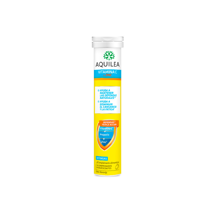 Aquilea Vitamina C + Zinc Defensas Triple Acción 14 Comprimidos Efervescentes
