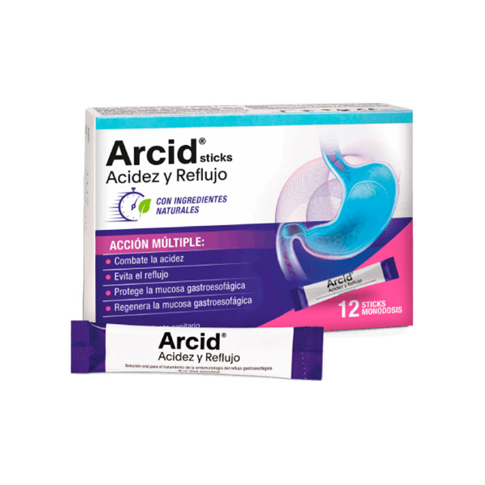 Arcid Acidez y Reflujo 12 Sticks