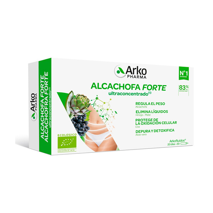 Arkopharma Arkofluido Alcachofa Forte Ultraconcentrado 20 Ampollas