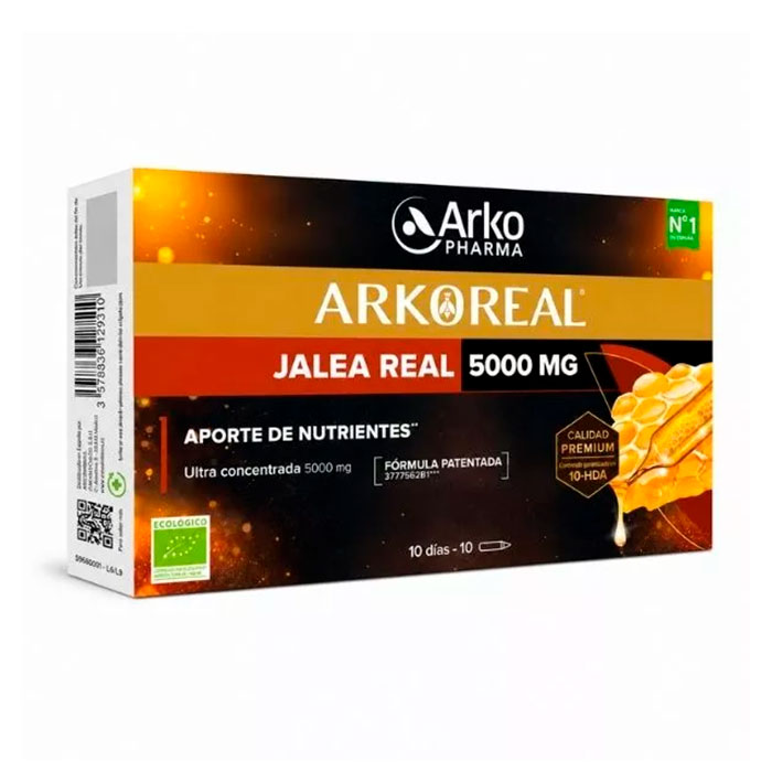Arkopharma Arkoreal Jalea Real 5000mg 10 Ampollas