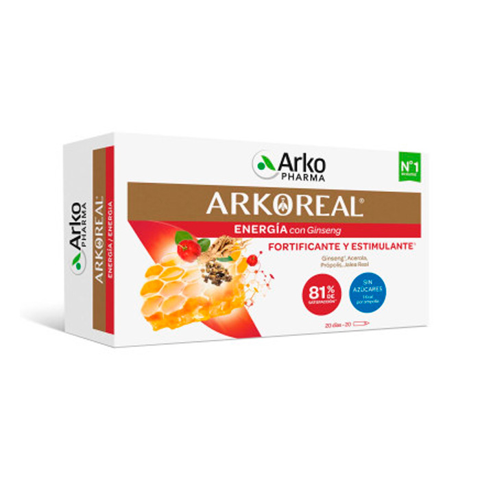 Arkopharma Arkoreal Jalea Real Energía 20 Ampollas