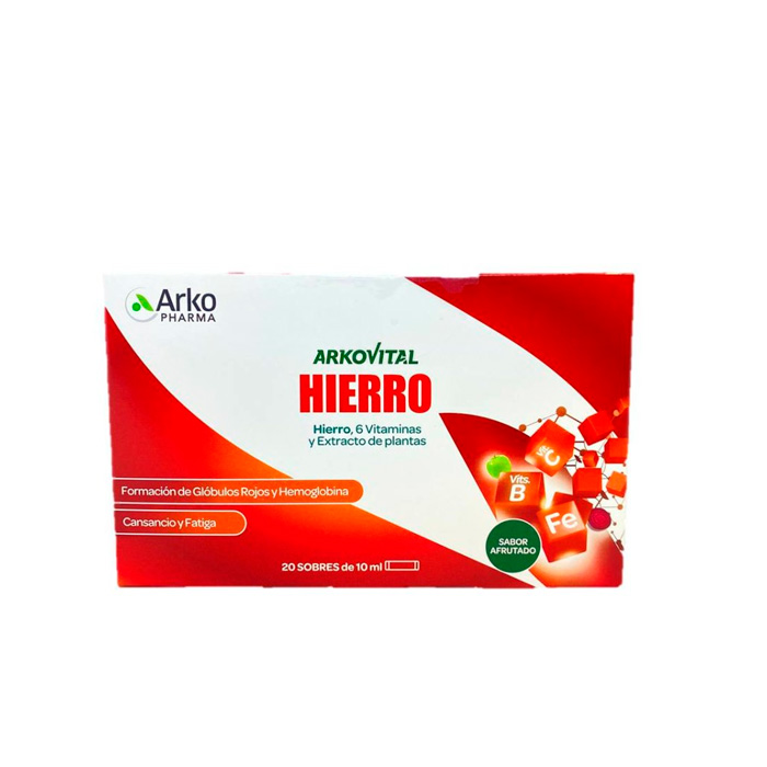 Arkopharma Arkovital Hierro 20 Sobres X 10ml