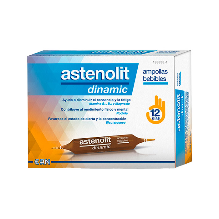 Astenolit Dinamic 12 Ampollas Bebibles 10ml