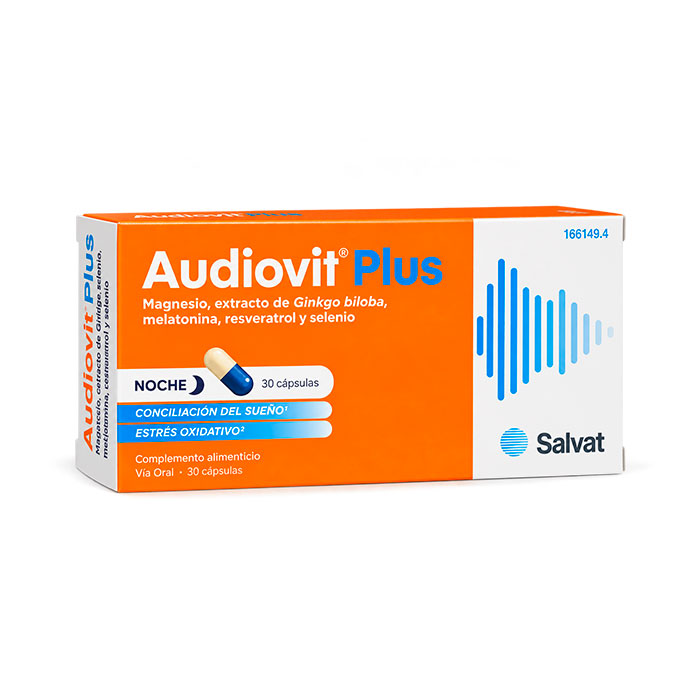 Audiovit Plus Noche 30 Cápsulas