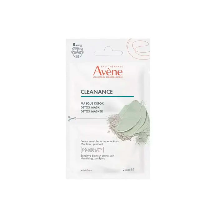 Avene Cleanance Mascarilla Detox 2x6ml