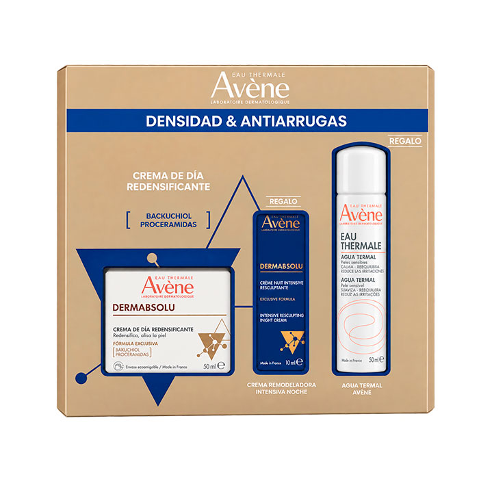 Avene Dermabsolu Pack Crema de Día Redensificante 50ml + Crema Remodeladora Intensiva Noche 10ml + Agua Termal 50ml