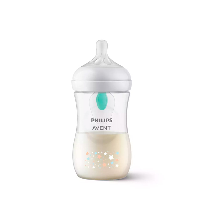 Avent Biberón Natural Response Sistema Airfree 1m+ Estrellas 260ml