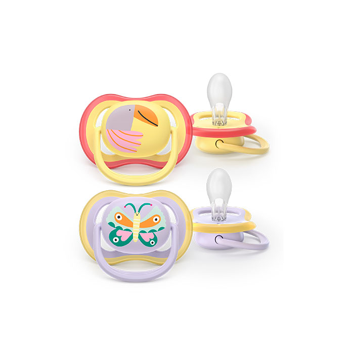 Avent Pacifier Pack 2 Chupetes Ultra Air 0-6m Scf087/04