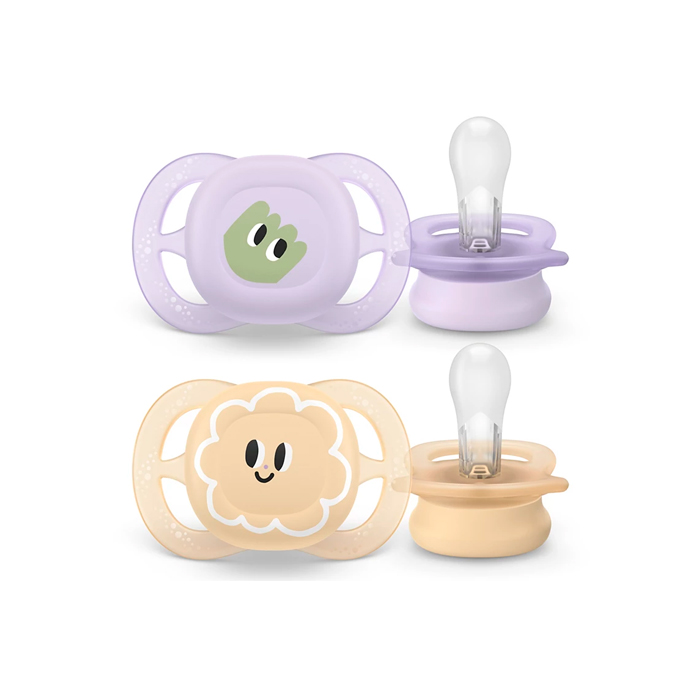 Avent Pack 2 Chupetes Ultra Start 0-2m Scf075/03