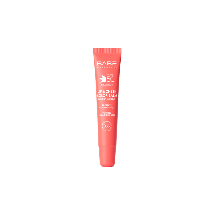 Babé Bálsamo de Labios y Mejillas Peach Spf 50 20ml