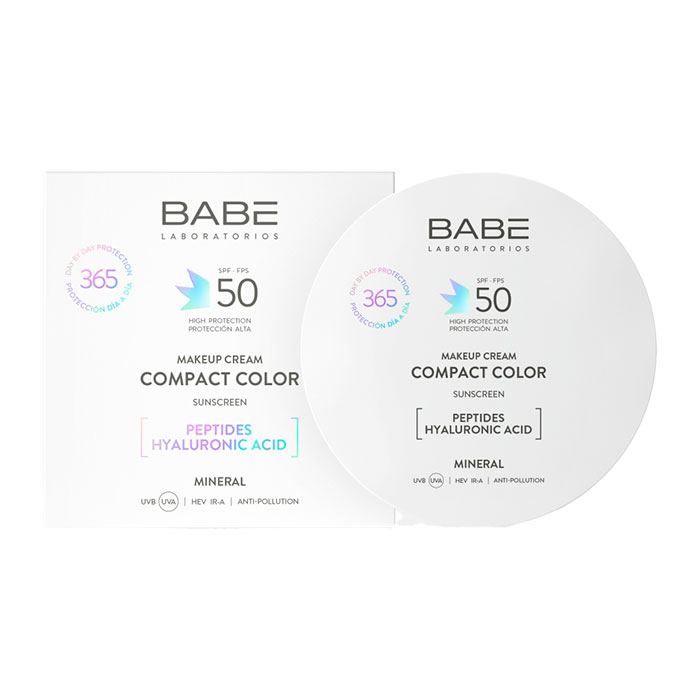 Babé Fotoprotector Mineral Makeup Cream Compact Color Spf50 10g