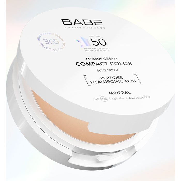 Babé Fotoprotector Mineral Makeup Cream Compact Color Spf50 10g